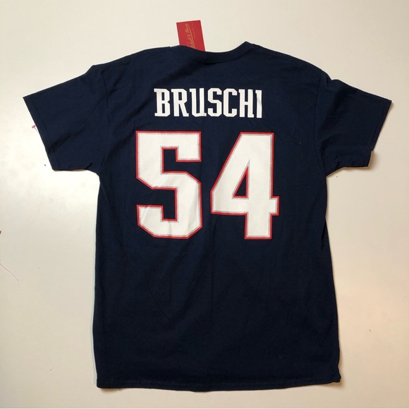Mitchell & Ness Throwbacks New England Patriots Teddy Bruschi T-shirt Large - Picture 2 of 3